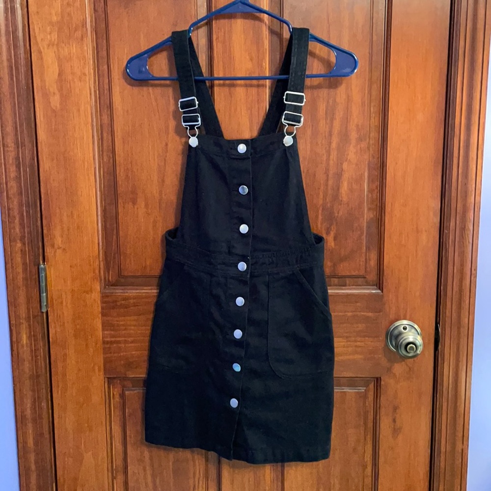 Black Overall Dress